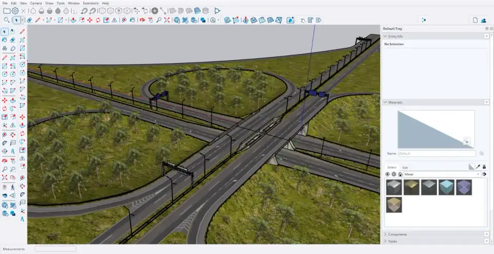 SketchUp infrastructure model